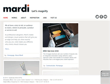 Tablet Screenshot of mardi.be
